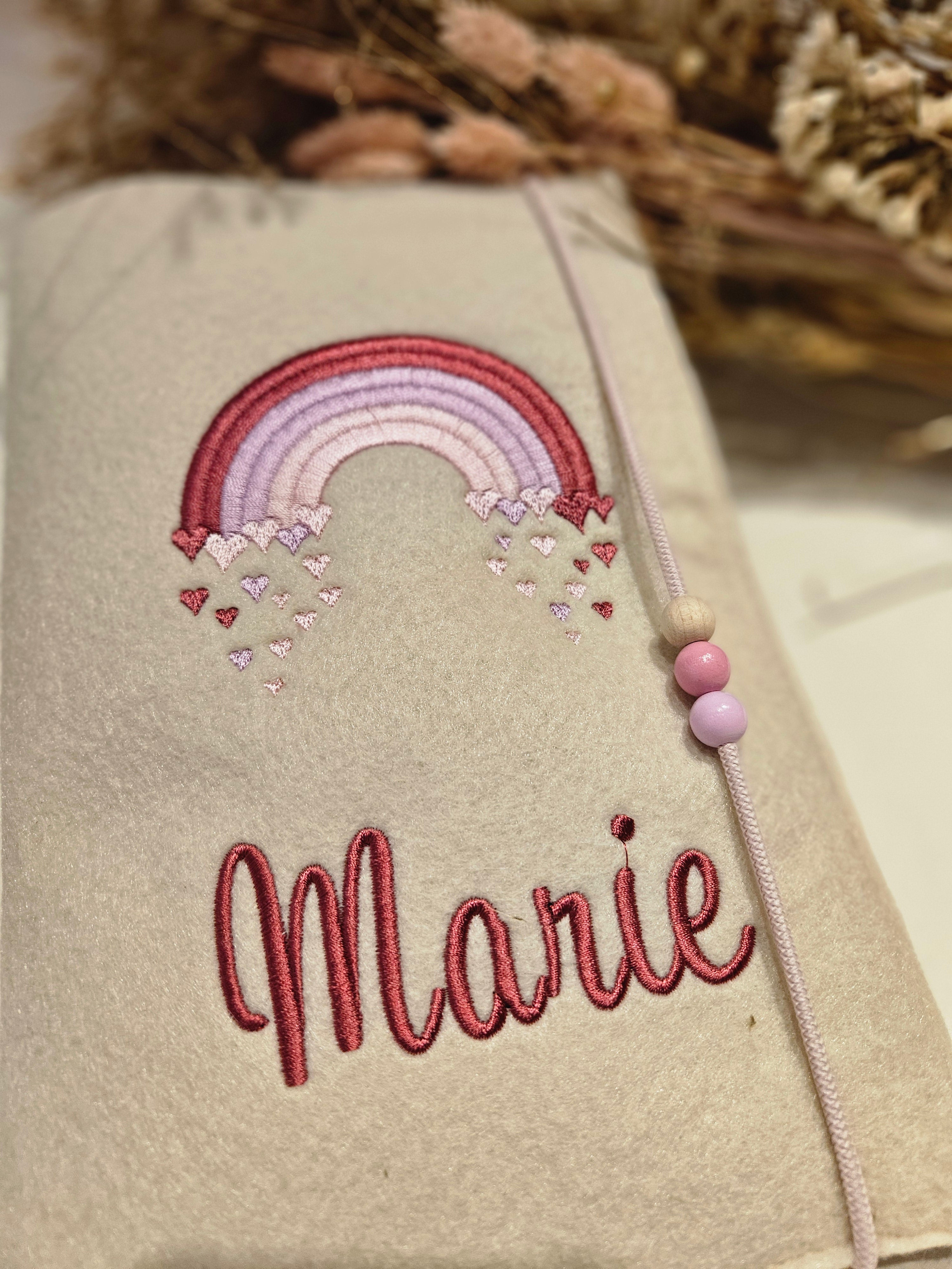 U-Heft Hülle "Regenbogen"